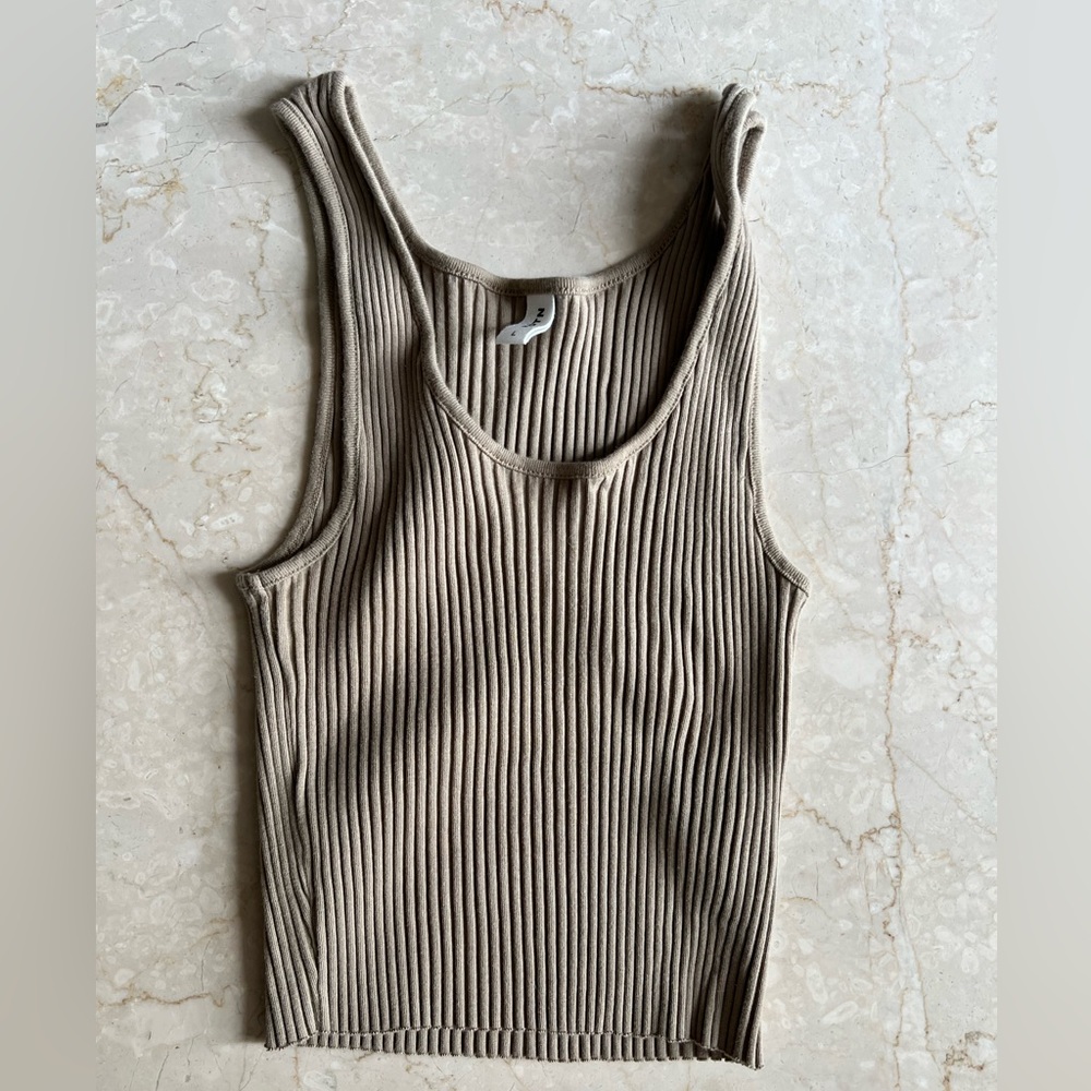 Ribbed tank top
